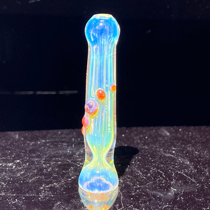 Comtrex Silver Fume Chillum Glass Pipe Schutz Glass   