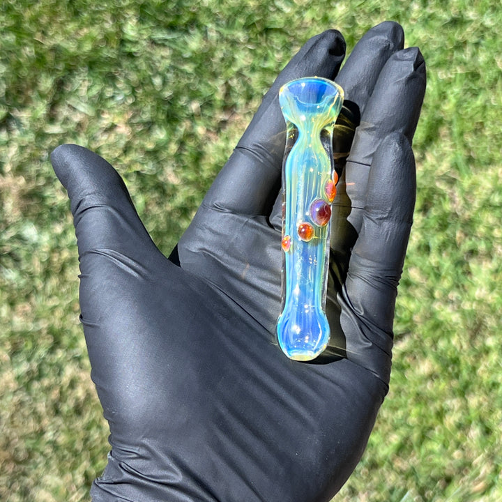 Comtrex Silver Fume Chillum Glass Pipe Schutz Glass   