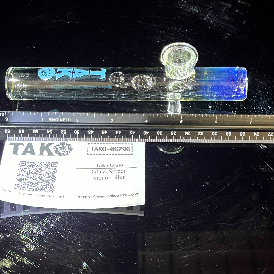 Glass Screen Steamroller Glass Pipe Tako Glass   