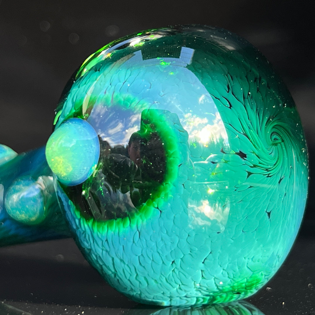 Thick Exp Green Pipe Glass Pipe Chuck Glass