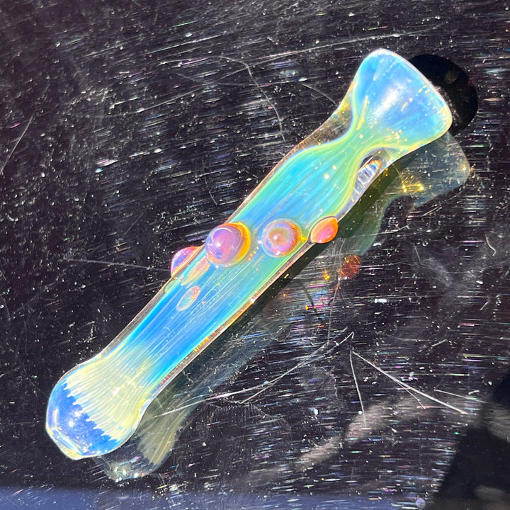 Comtrex Silver Fume Chillum Glass Pipe Schutz Glass   