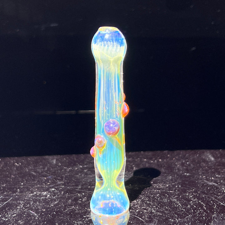 Comtrex Silver Fume Chillum Glass Pipe Schutz Glass   