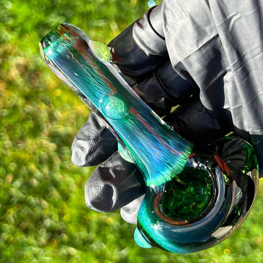 Thick Exp Green Pipe Glass Pipe Chuck Glass