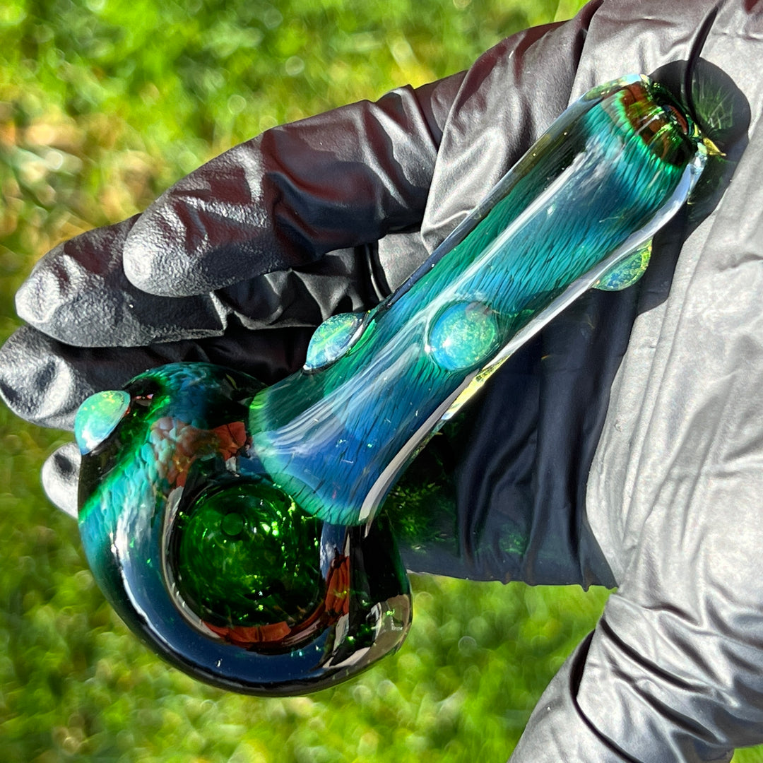 Thick Exp Green Pipe Glass Pipe Chuck Glass