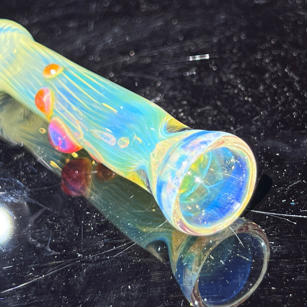 Comtrex Silver Fume Chillum Glass Pipe Schutz Glass   