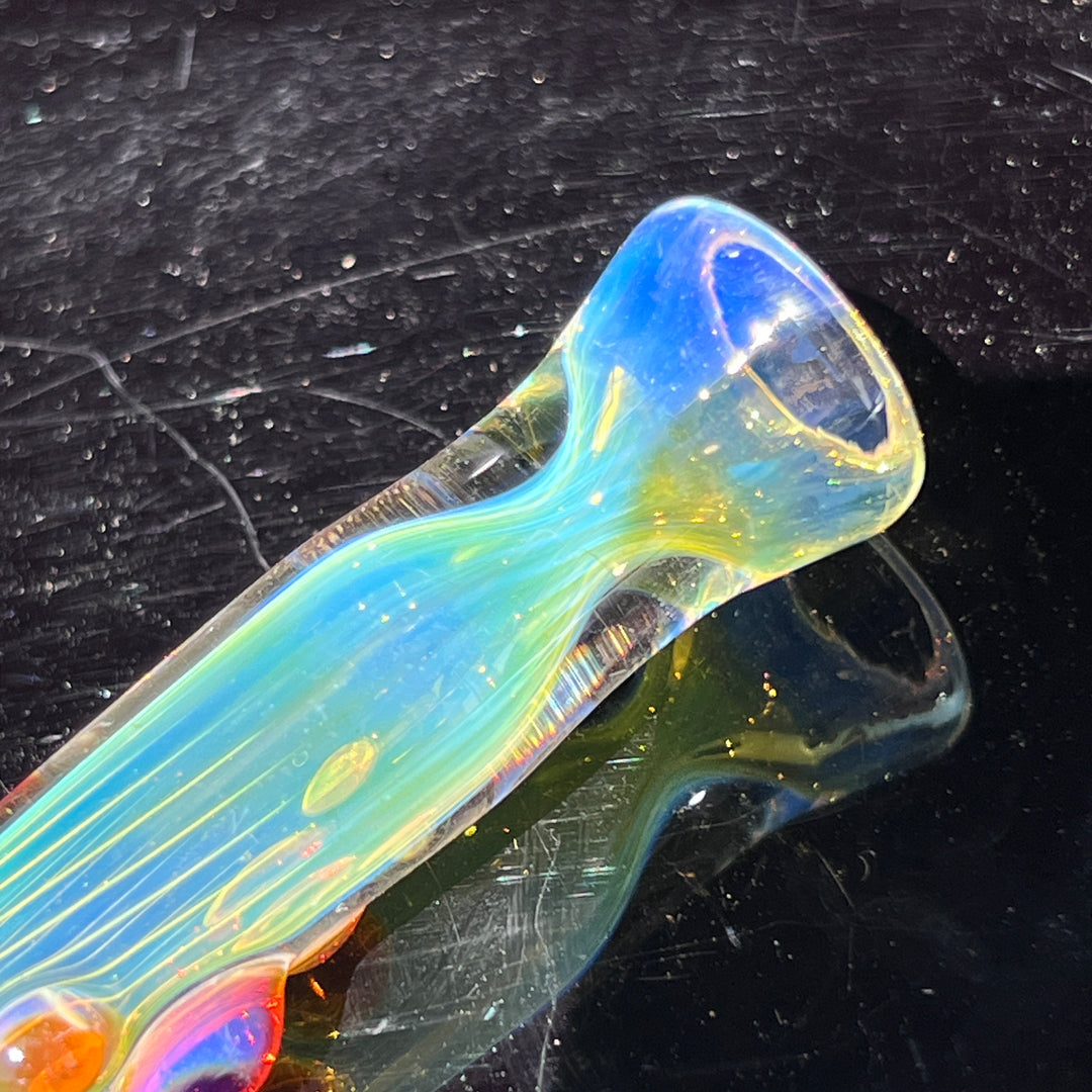 Comtrex Silver Fume Chillum Glass Pipe Schutz Glass   