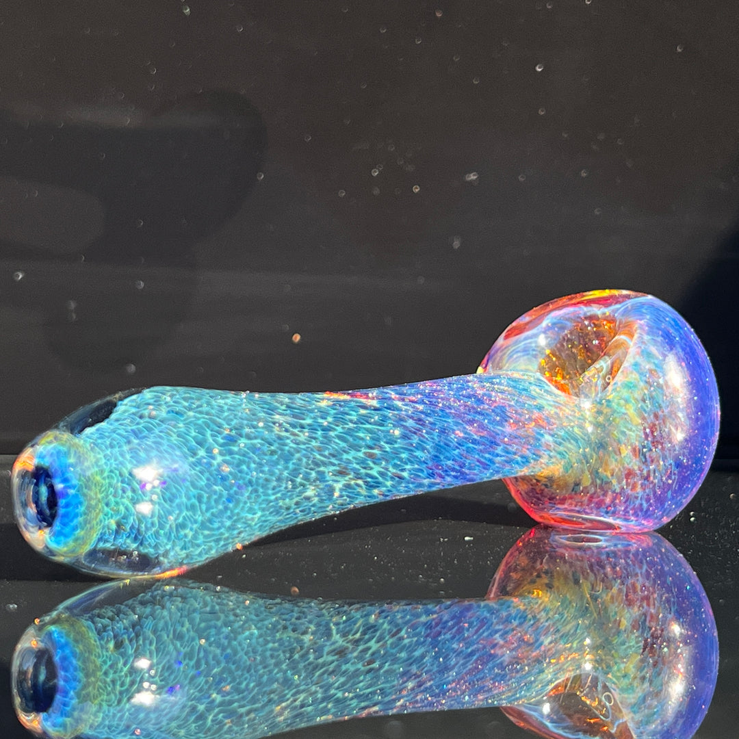 Blue Frit Pipe Glass Pipe Beezy Glass