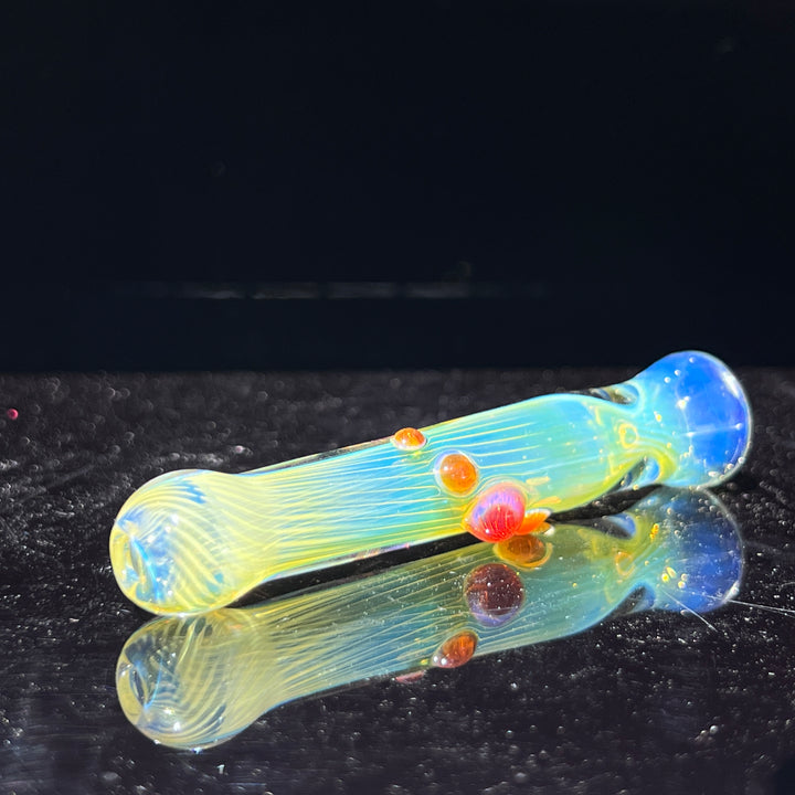 Comtrex Silver Fume Chillum Glass Pipe Schutz Glass   