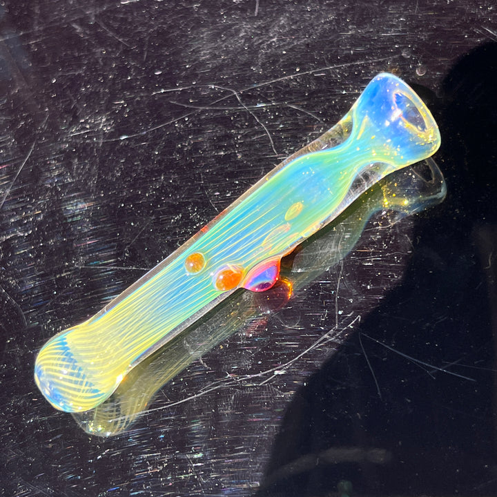 Comtrex Silver Fume Chillum Glass Pipe Schutz Glass   