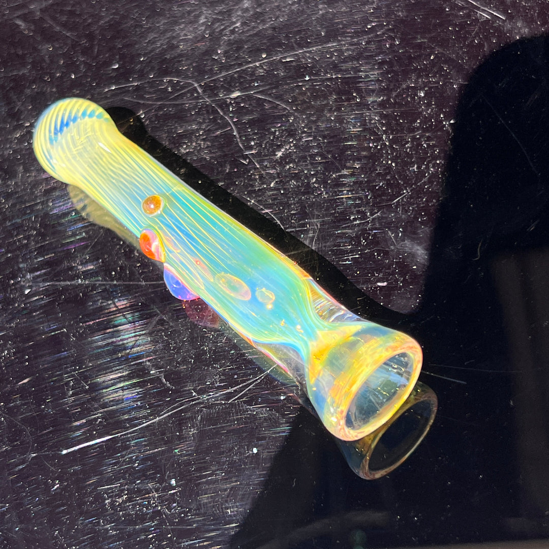 Comtrex Silver Fume Chillum Glass Pipe Schutz Glass   