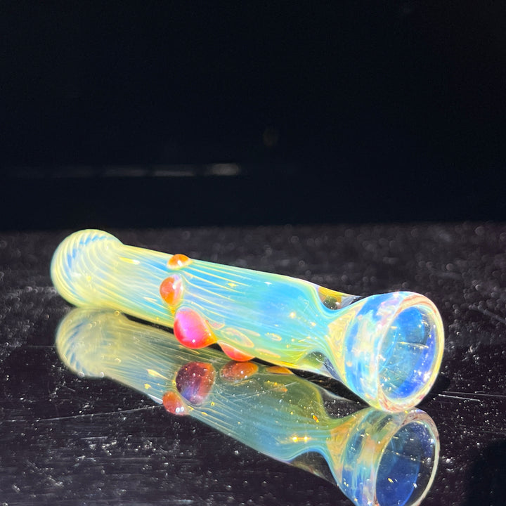 Comtrex Silver Fume Chillum Glass Pipe Schutz Glass   