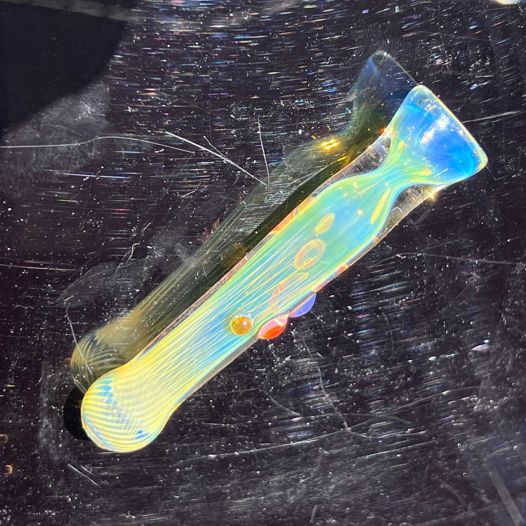 Comtrex Silver Fume Chillum Glass Pipe Schutz Glass   