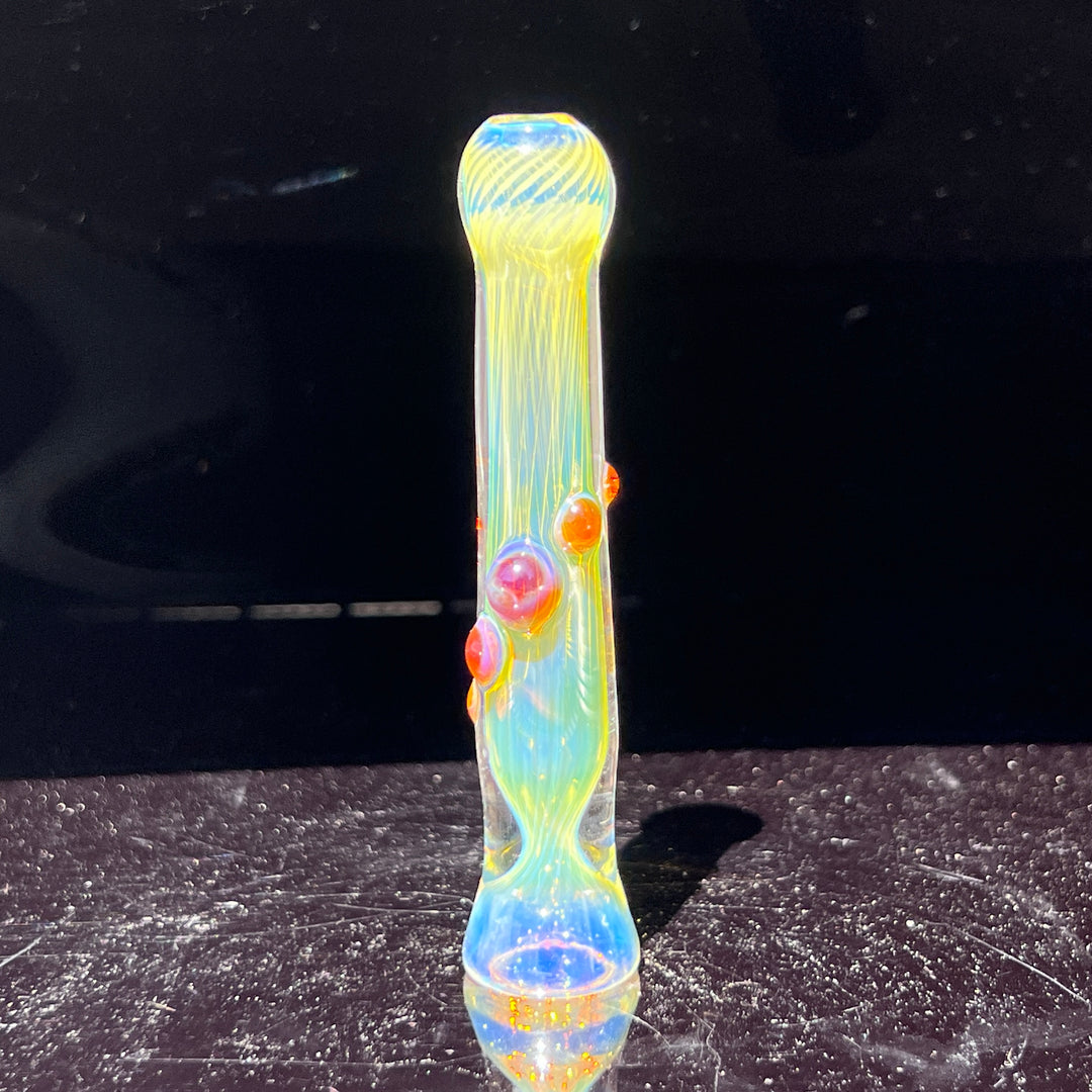 Comtrex Silver Fume Chillum Glass Pipe Schutz Glass   