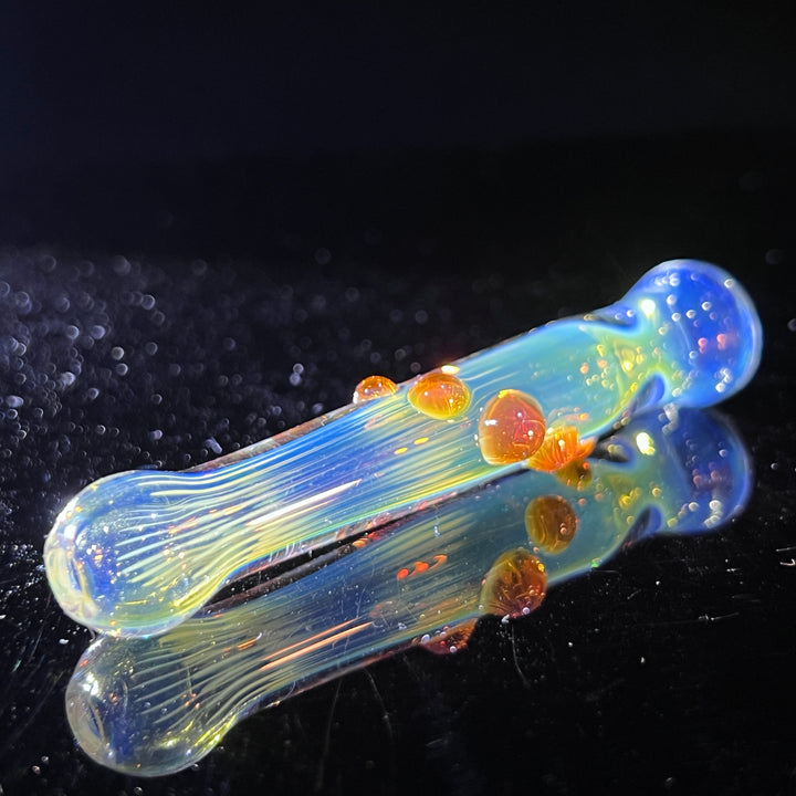 Comtrex Silver Fume Chillum Glass Pipe Schutz Glass   