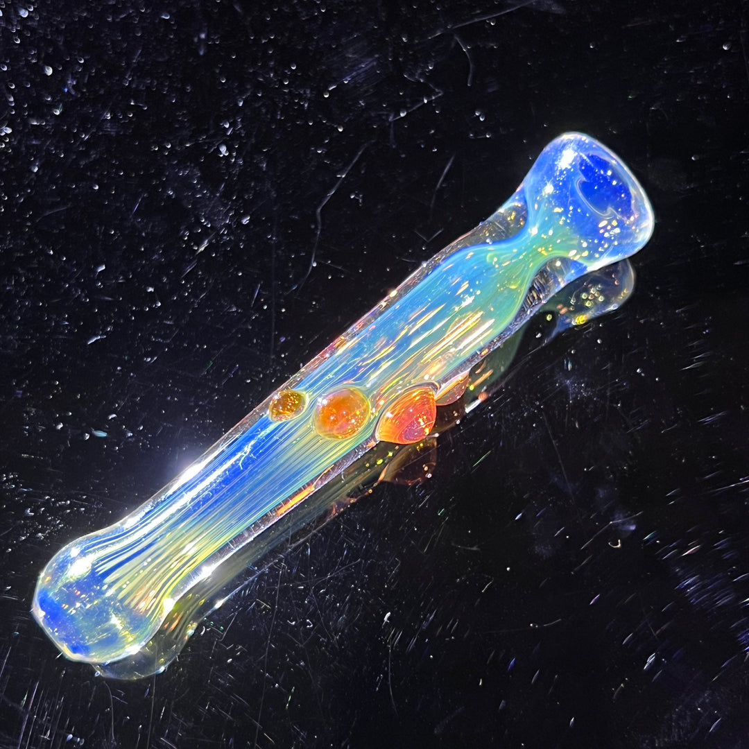 Comtrex Silver Fume Chillum Glass Pipe Schutz Glass   