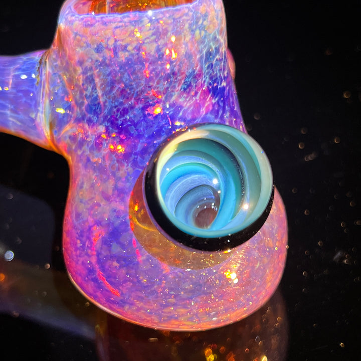 Purple Magic Vortex Hammer Glass Pipe Beezy Glass   