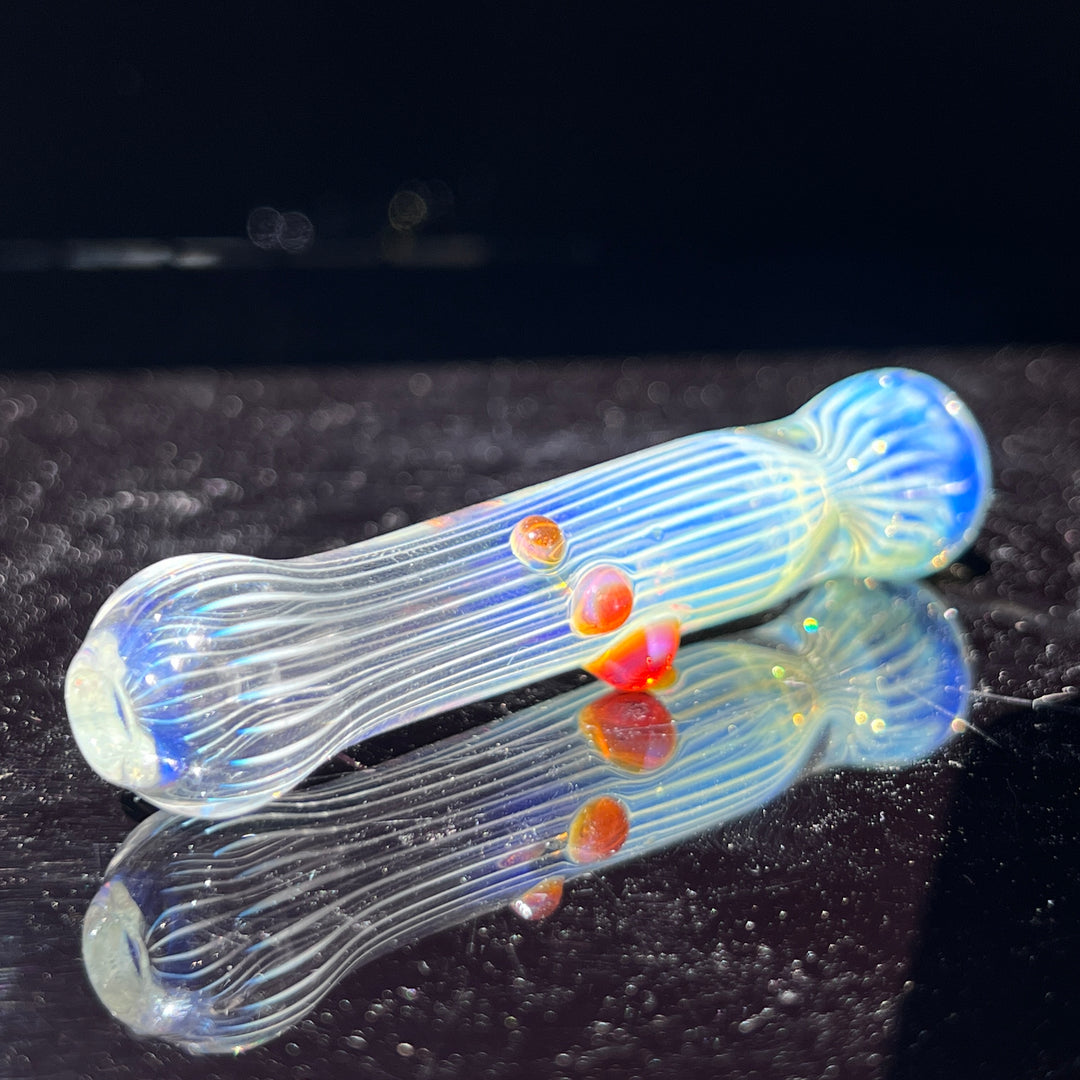 Comtrex Silver Fume Chillum Glass Pipe Schutz Glass   