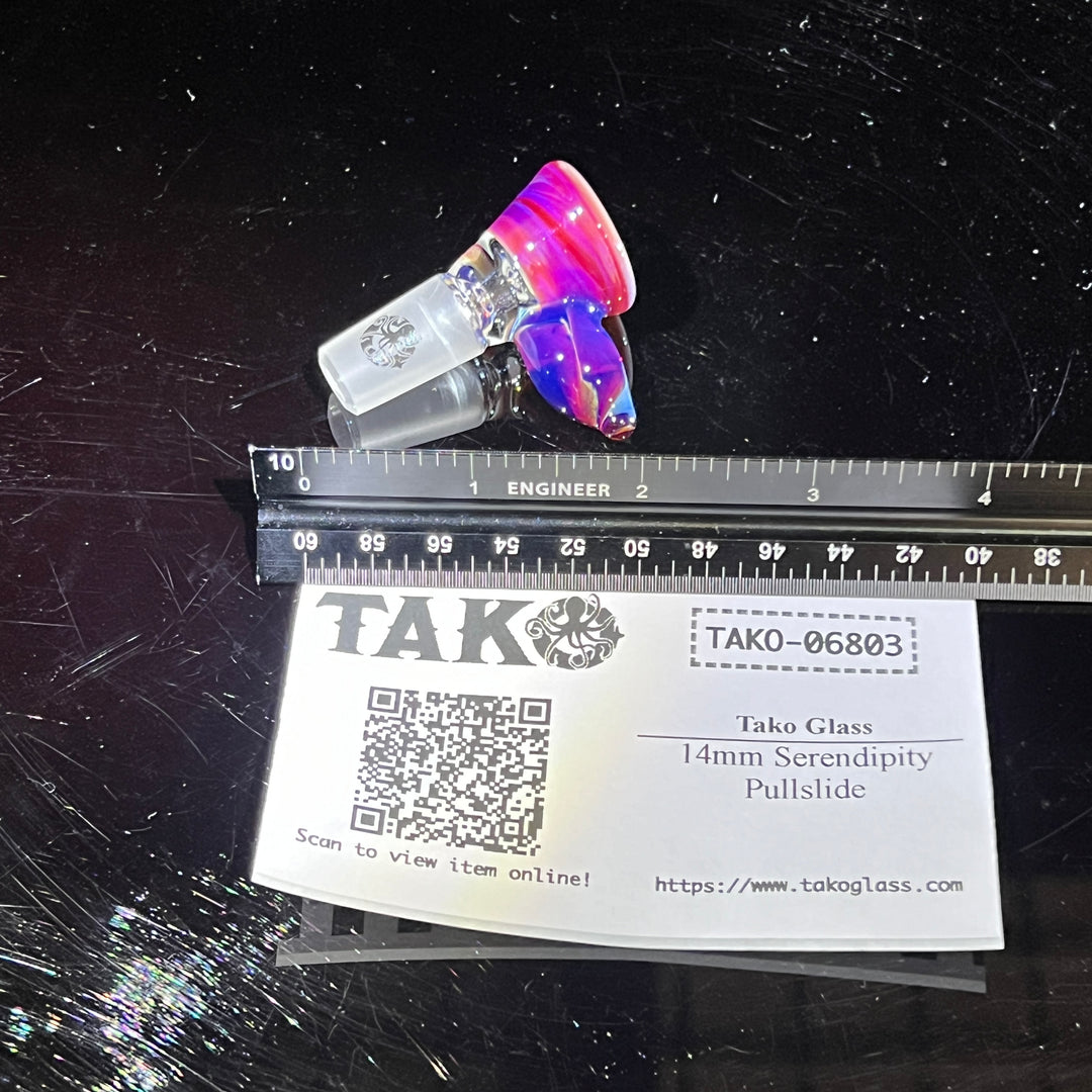 14mm Serendipity Pullslide Accessory Tako Glass   