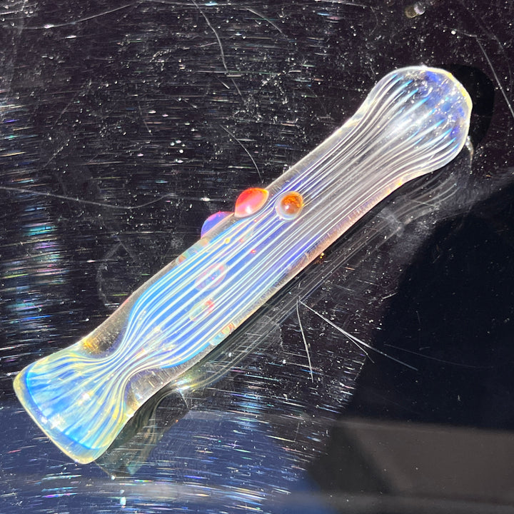 Comtrex Silver Fume Chillum Glass Pipe Schutz Glass   