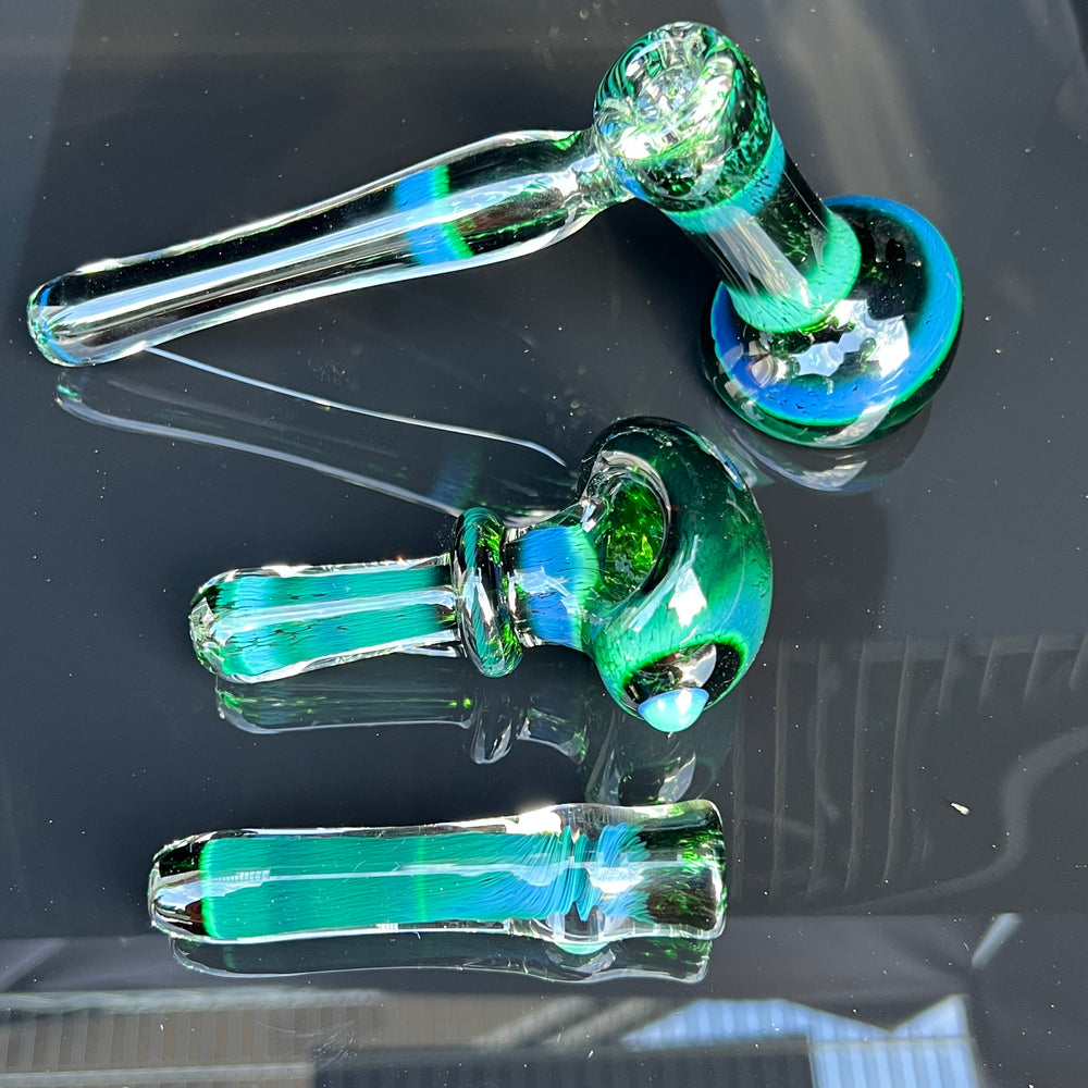 Thick Exp Green Ultra Combo Glass Pipe Chuck Glass