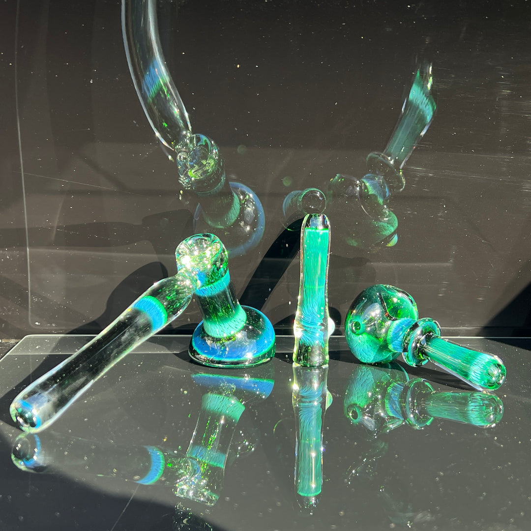 Thick Exp Green Ultra Combo Glass Pipe Chuck Glass