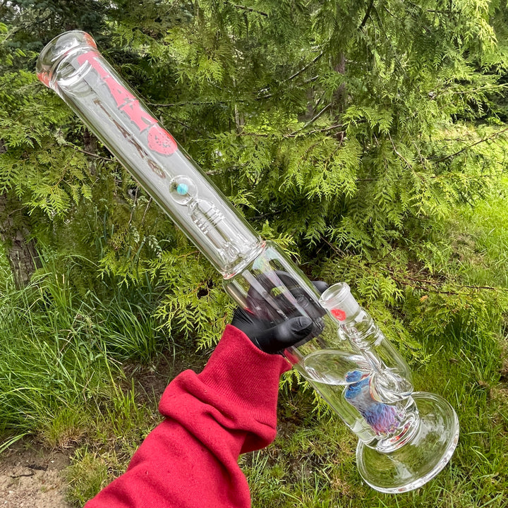 Purple Nebula Opal Bong Glass Pipe Tako Glass   