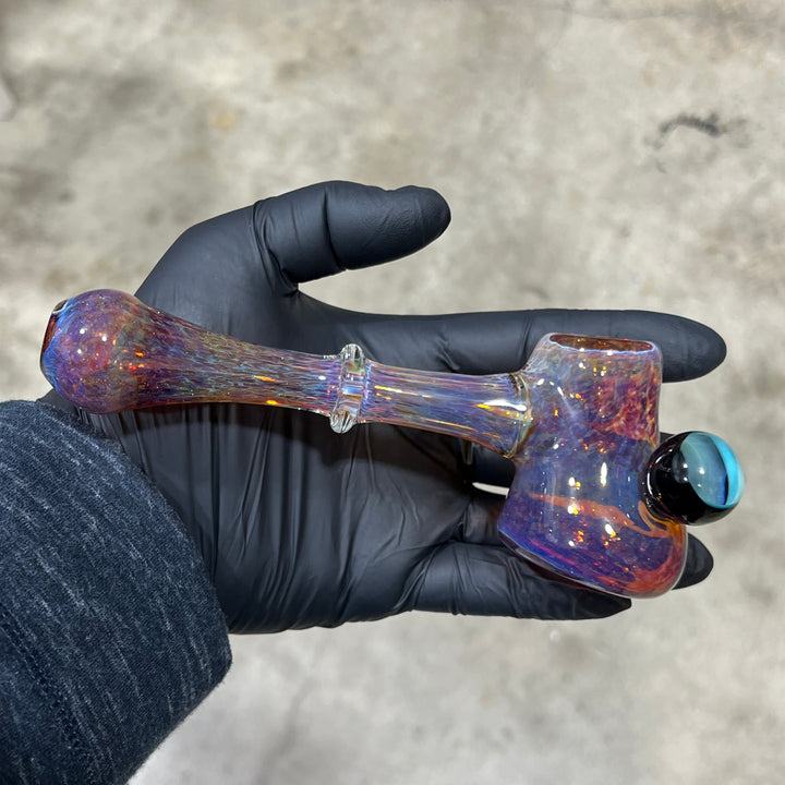 Purple Magic Vortex Hammer Glass Pipe Beezy Glass   