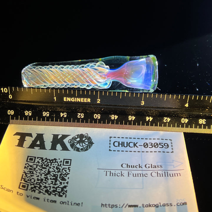 Thick Fume Chillum 1 Glass Pipe Chuck Glass   