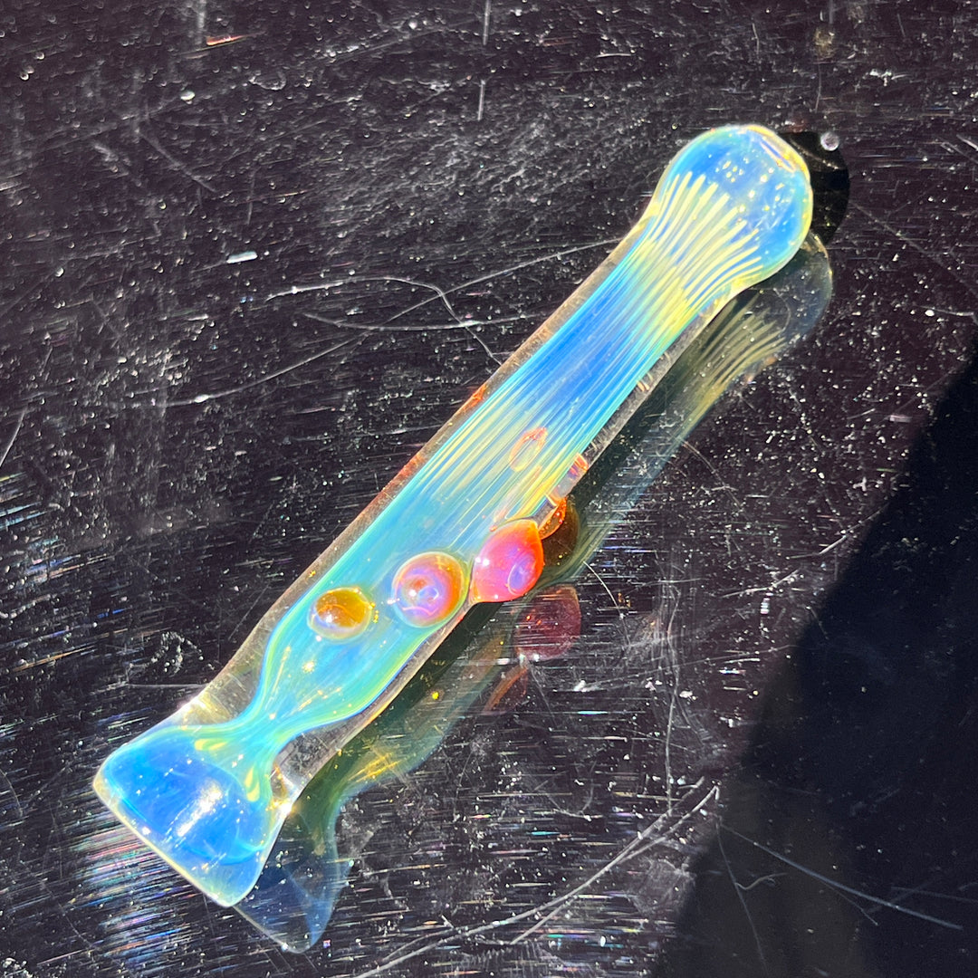 Comtrex Silver Fume Chillum Glass Pipe Schutz Glass   