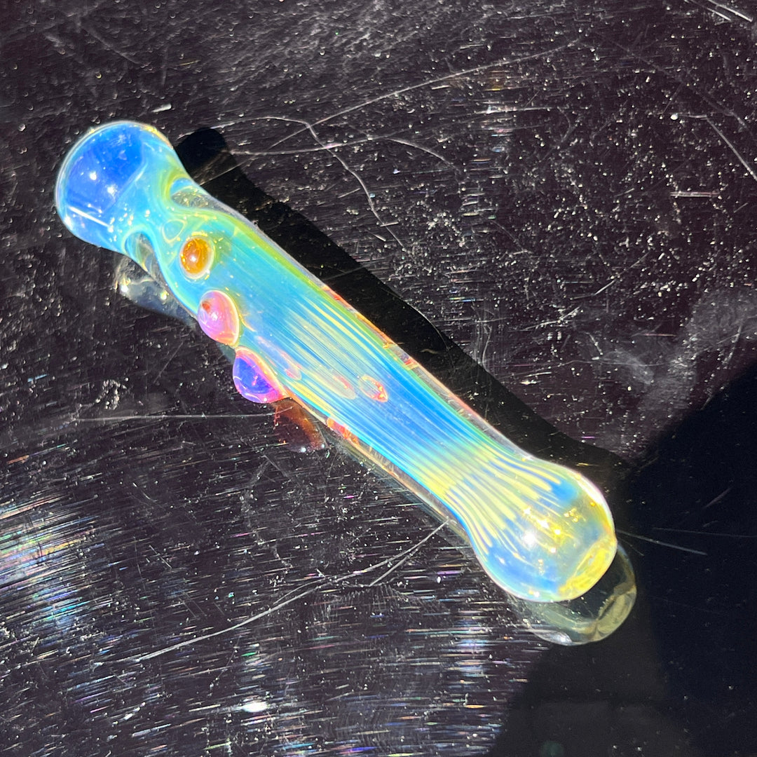 Comtrex Silver Fume Chillum Glass Pipe Schutz Glass   