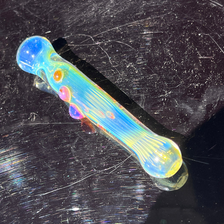 Comtrex Silver Fume Chillum Glass Pipe Schutz Glass   