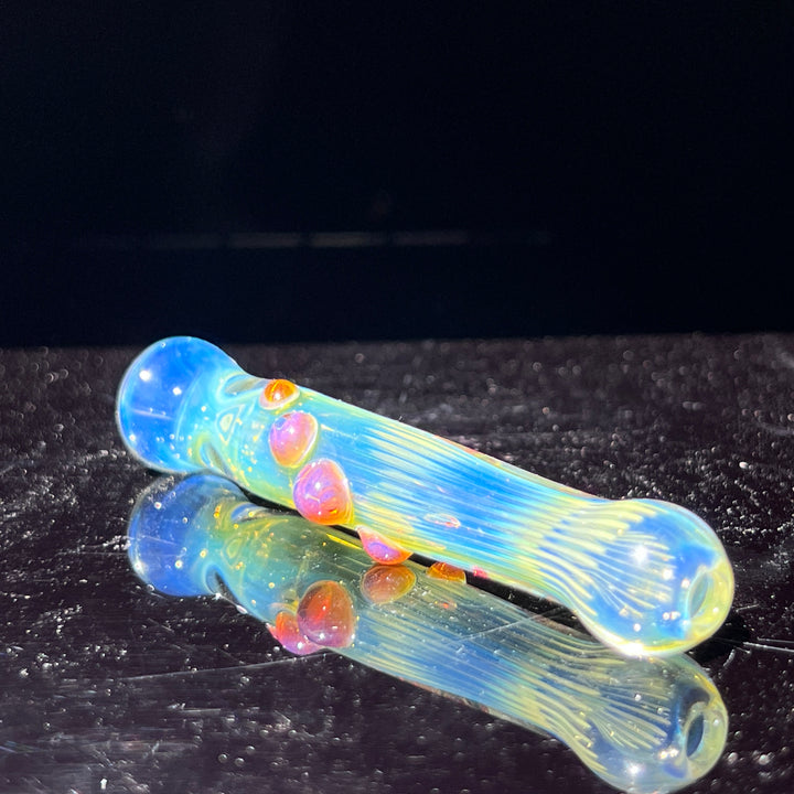 Comtrex Silver Fume Chillum Glass Pipe Schutz Glass   