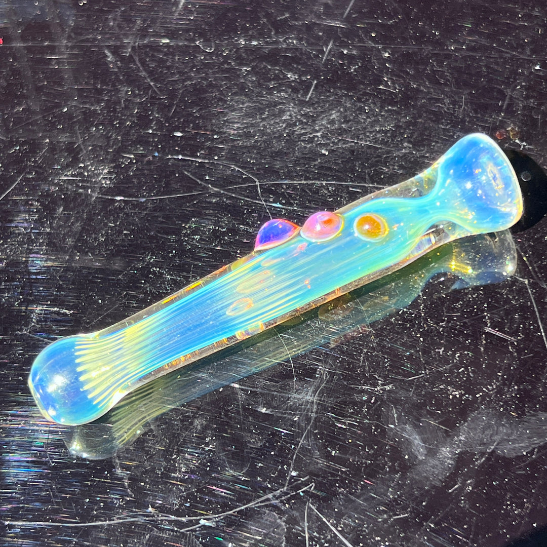 Comtrex Silver Fume Chillum Glass Pipe Schutz Glass   