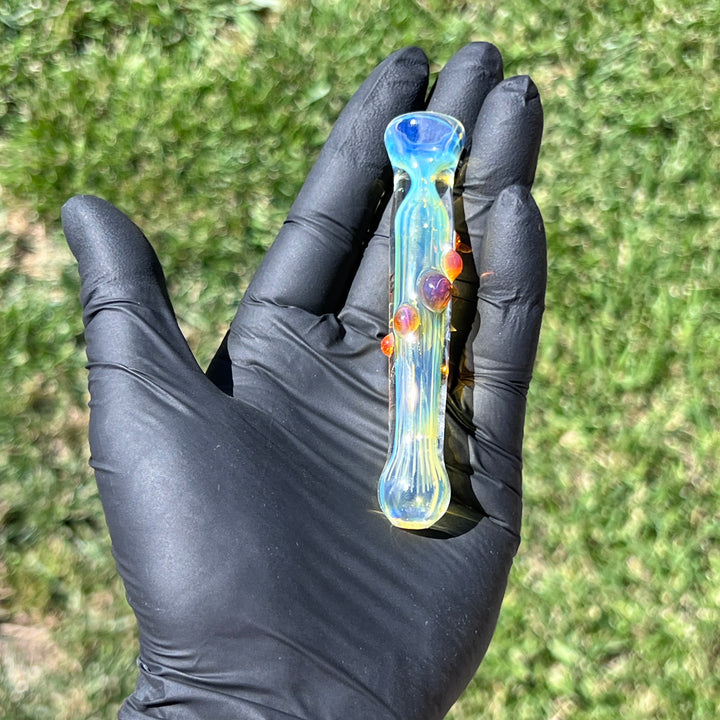 Comtrex Silver Fume Chillum Glass Pipe Schutz Glass   