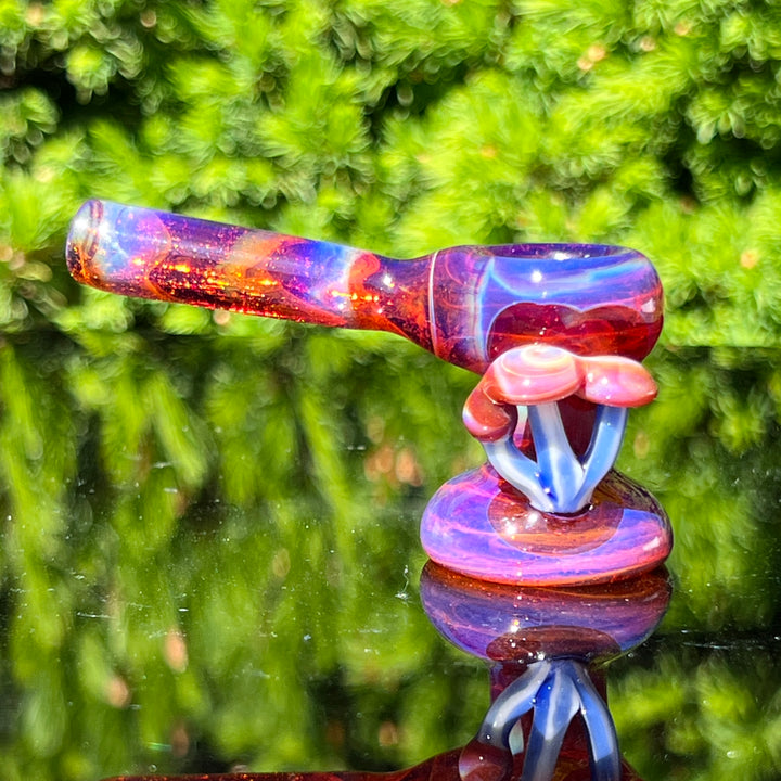 Stand Up Mushroom Hammer 3 Glass Pipe Updog Glass   