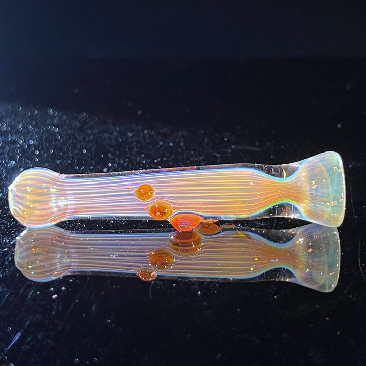 Comtrex Gold Fume Chillum Glass Pipe Schutz Glass   