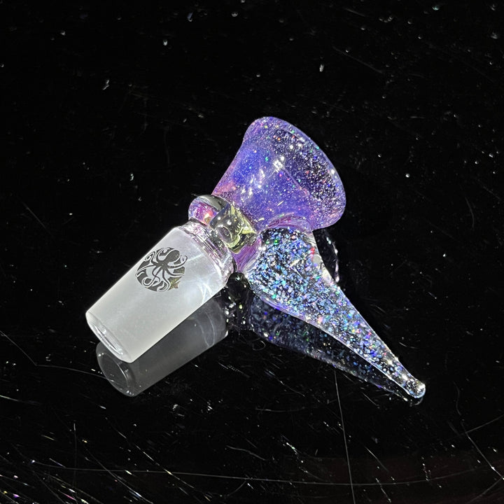 14mm Purple Crushed Opal Martini Pullslide Accessory Tako Glass   