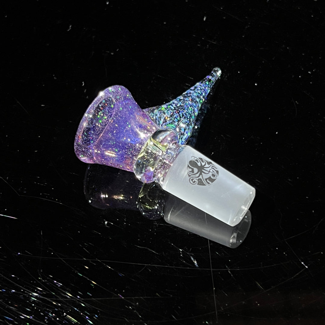 14mm Purple Crushed Opal Martini Pullslide Accessory Tako Glass   