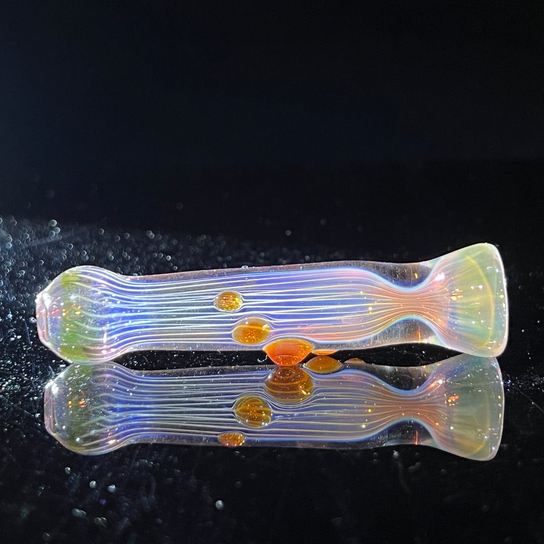 Comtrex Gold Fume Chillum Glass Pipe Schutz Glass   