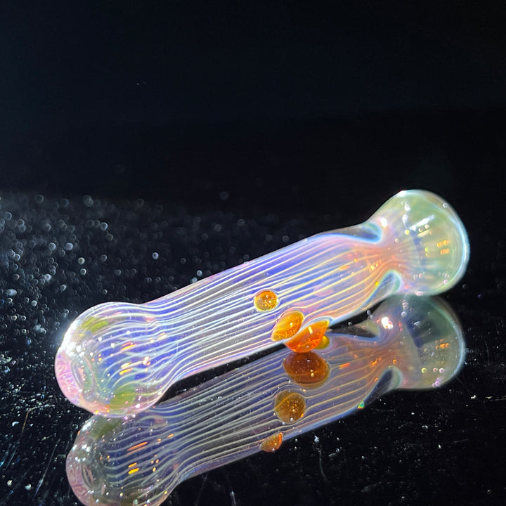 Comtrex Gold Fume Chillum Glass Pipe Schutz Glass   