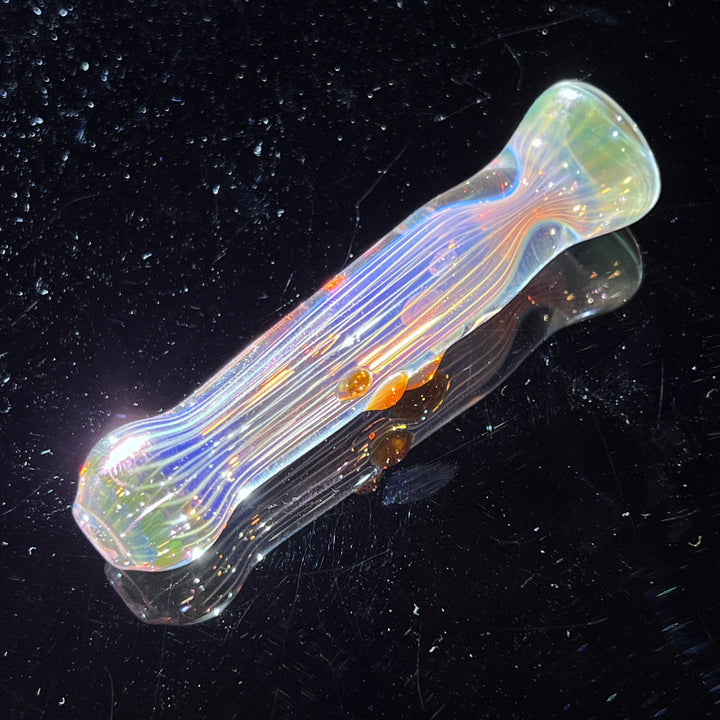 Comtrex Gold Fume Chillum Glass Pipe Schutz Glass   