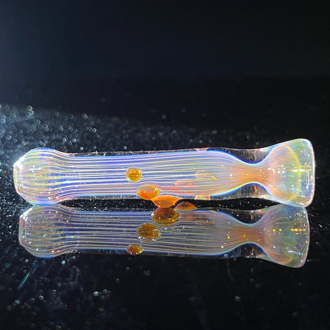 Comtrex Gold Fume Chillum Glass Pipe Schutz Glass   