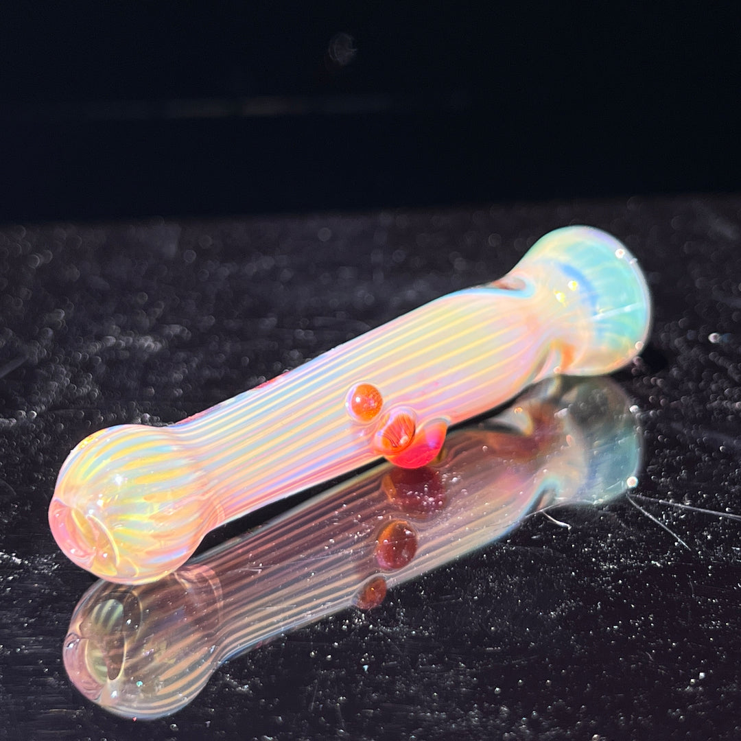 Comtrex Gold Fume Chillum Glass Pipe Schutz Glass   