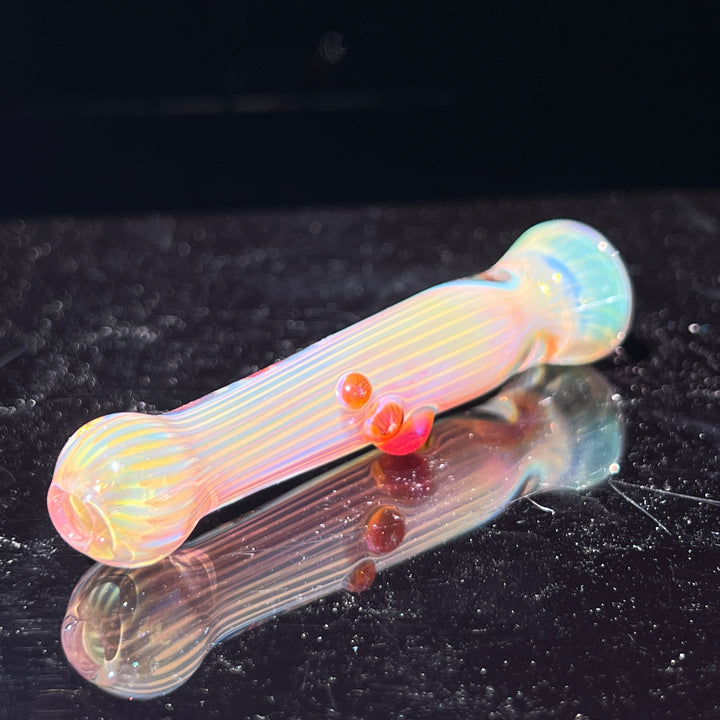 Comtrex Gold Fume Chillum Glass Pipe Schutz Glass   