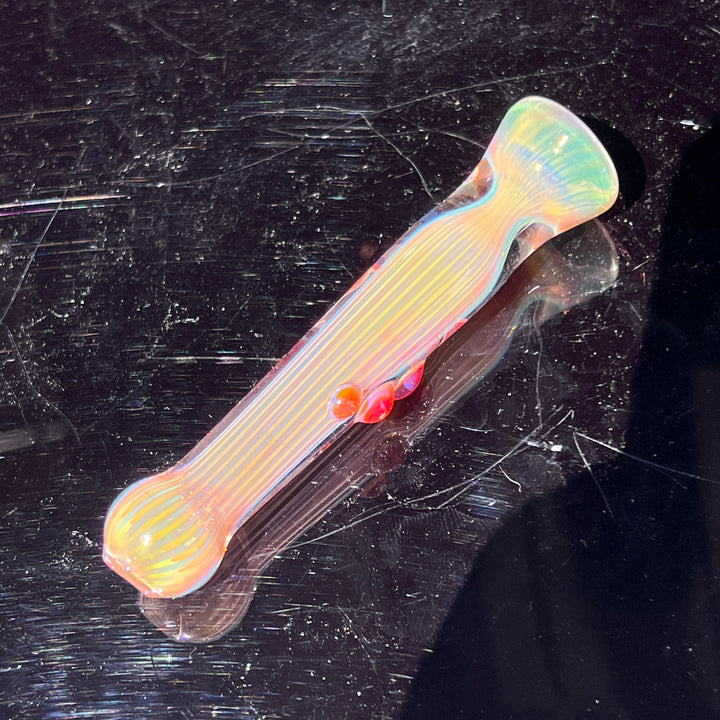 Comtrex Gold Fume Chillum Glass Pipe Schutz Glass   