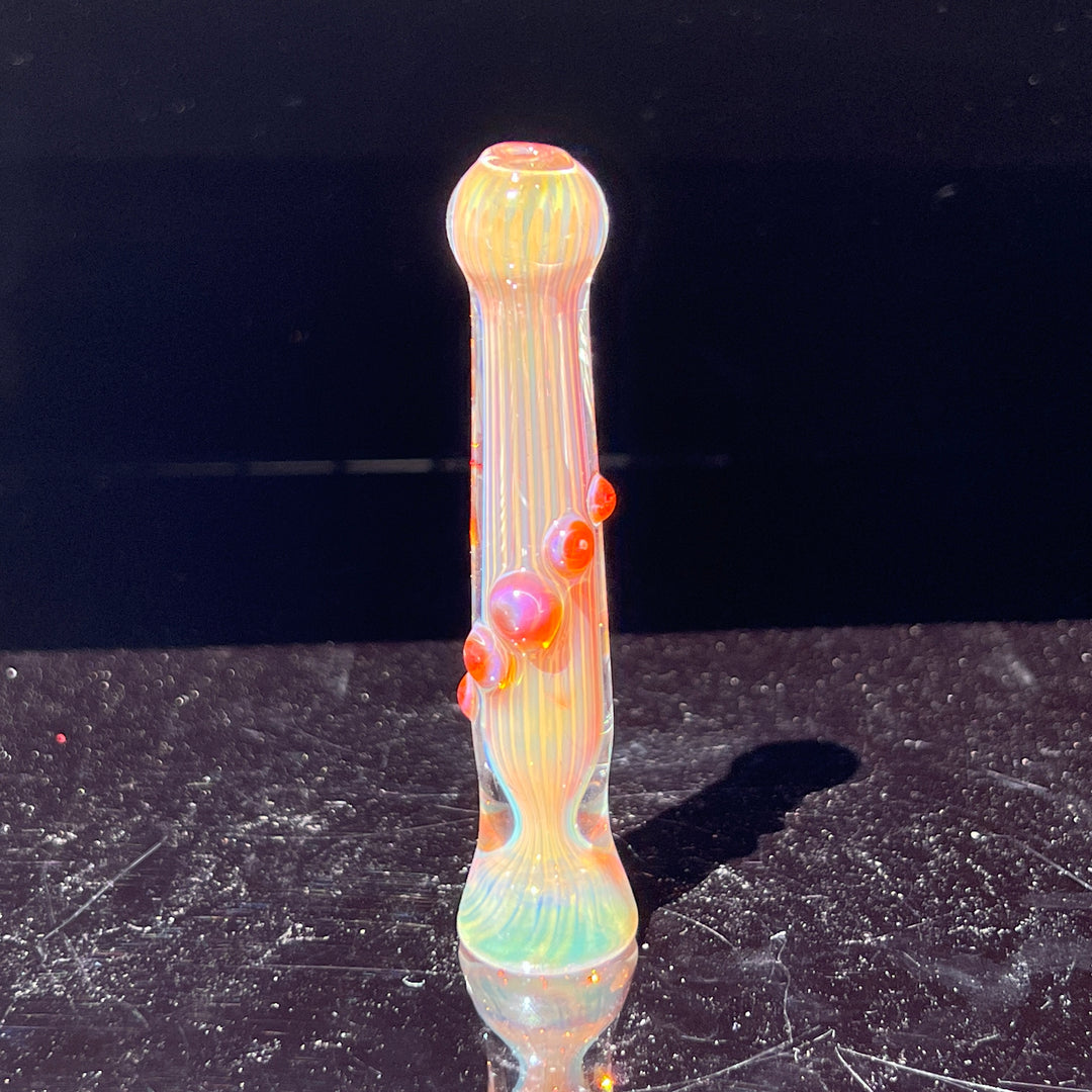 Comtrex Gold Fume Chillum Glass Pipe Schutz Glass   