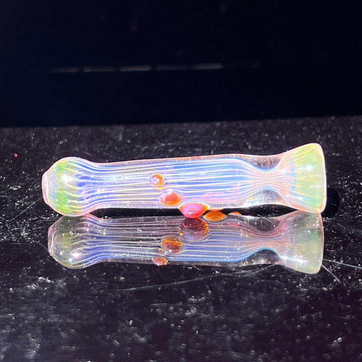 Comtrex Gold Fume Chillum Glass Pipe Schutz Glass   