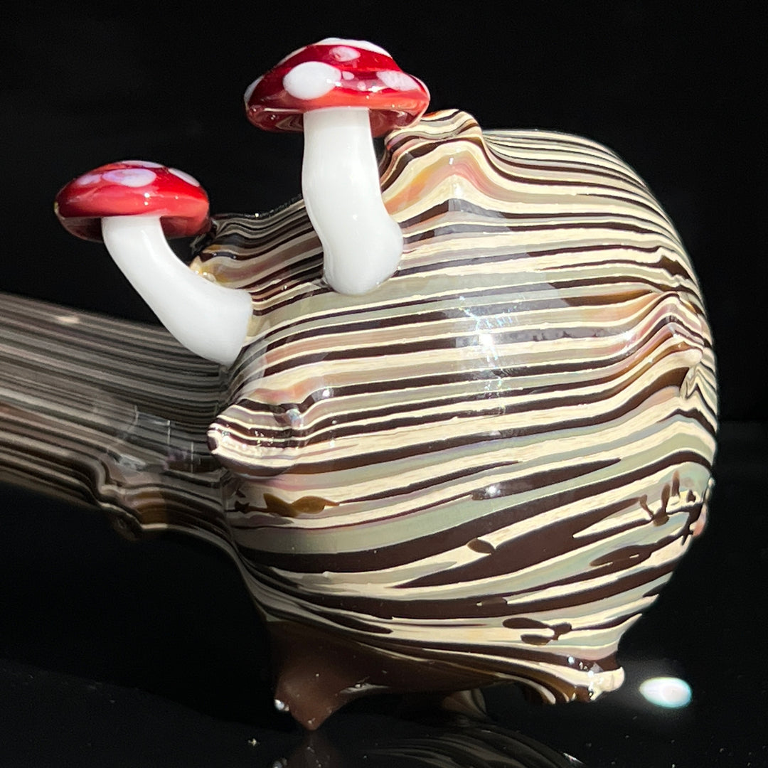 Wood Grain Caterpillar Gandalf Pipe Glass Pipe Wazoo Glass