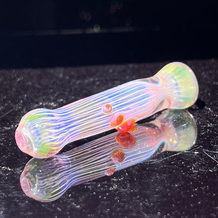 Comtrex Gold Fume Chillum Glass Pipe Schutz Glass   