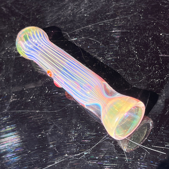 Comtrex Gold Fume Chillum Glass Pipe Schutz Glass   